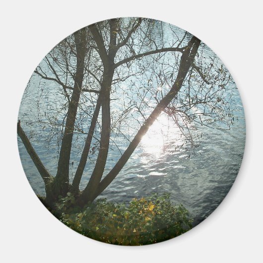 Ein Herbsttag am See Magnet (Vorne)