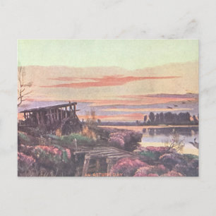 Ein Herbsttag-Feiertags-Postkarte Feiertagspostkarte