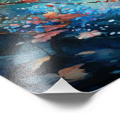 Ein Herbstwind Fotodruck (Ecke)