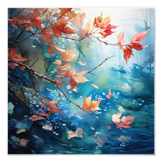 Ein Herbstwind Fotodruck (Vorne)