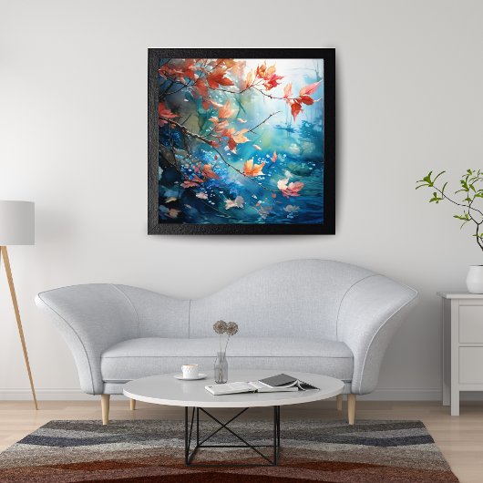 Ein Herbstwind Fotodruck