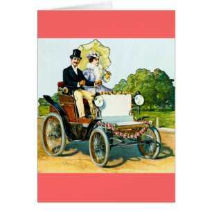 Ein Herr und seine Dame Go For eine Fahrt - Vintag
