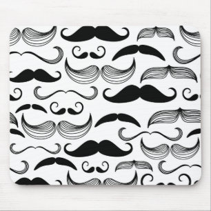 Ein Herrenclub. Schnurrbartmuster 2 Mousepad