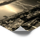 Ein herrlicher Blitz Poster (Ecke)