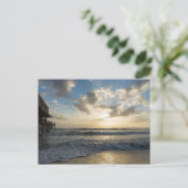 Ein herrlicher Strandvormittag Postkarte (Stehend Vorderseite)