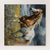 Ein herrliches Pinto Pferd Puzzle (Horizontal)