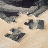 Ein herumstreichender Tiger (Bleistift auf Papier) Puzzle (Seite)