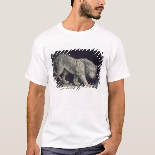 Ein herumstreichender Tiger (Bleistift auf Papier) T-Shirt (Vorderseite)