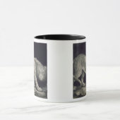 Ein herumstreichender Tiger (Bleistift auf Papier) Tasse (Zentrum)