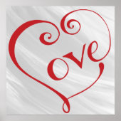 Ein Herz aus Liebe in Rot Poster (Vorne)