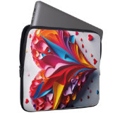 Ein Herz aus Origami Laptopschutzhülle (Vorne Rechts)