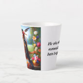 Ein Herz-Filz: Ein Cup für die Liebe Milchtasse (Vorderseite)