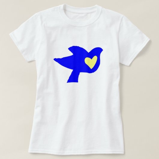 ein Herz für die Ukraine T-Shirt (Design vorne)