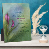 Ein Herz für Frauen - Calla Lily Fotoplatte (Seite)