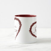 Ein Herz für Gerechtigkeits-Tasse 15 Unze. Tasse (Zentrum)