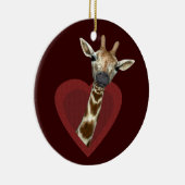 Ein Herz für Giraffen Keramikornament (Rechts)
