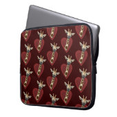 Ein Herz für Giraffen Laptopschutzhülle (Vorderseite Links)