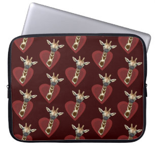 Ein Herz für Giraffen Laptopschutzhülle