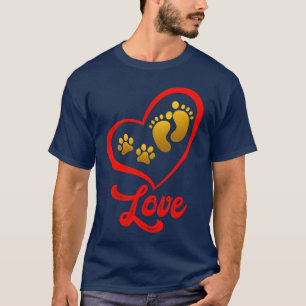 Ein Herz Für Hunde Tierliebe Hundebesitzer Pfotena T-Shirt