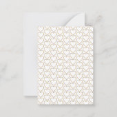 Ein Herz für Zahlen Lehrer Klasse Valentine Mitteilungskarte (Rückseite)