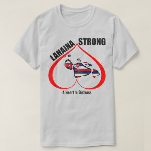 EIN HERZ IN DER KRANKHEIT LAHAINA STARKER ROT T-Shirt