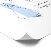 Ein Herz ist eine schwere Last minimaler Design Poster (Ecke)