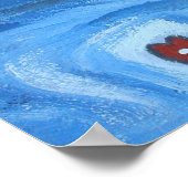 EIN HERZ POSTER (Ecke)