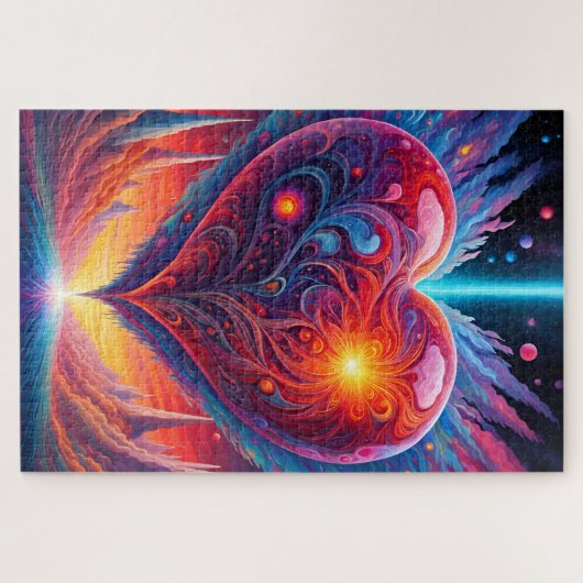 Ein Herz Puzzle (Horizontal)