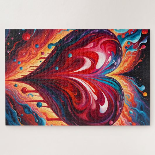 Ein Herz schmilzt Puzzle (Horizontal)