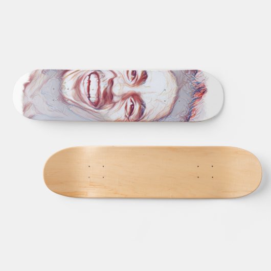 Ein Herz-Skateboard Skateboard (Horizontal)