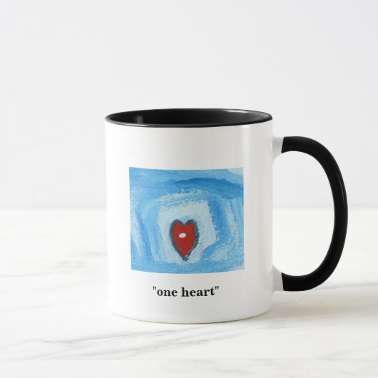 "EIN HERZ " TASSE (Rechts)