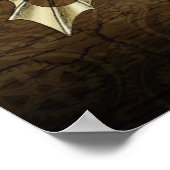 Ein Herz, um das Flugplakat zu nehmen— Rot Poster (Ecke)