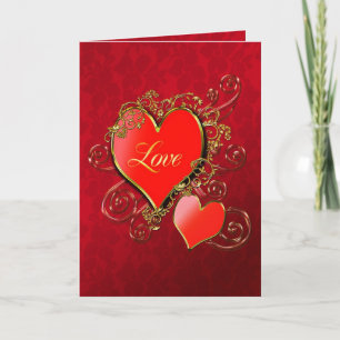 Ein Herz, um Ihre Liebe zu zeigen Feiertagskarte