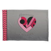 Ein Herz voller Liebe - Personalisiert Kissenbezug (Vorderseite-Links)