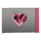 Ein Herz voller Liebe - Personalisiert Kissenbezug (Vorderseite-Rechts)