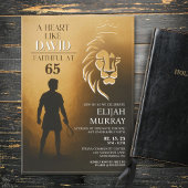 Ein Herz wie David Birthday Einladung