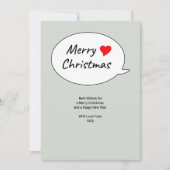 Ein herzliches Frohe Weihnachten (Vorderseite)