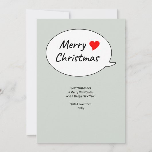 Ein herzliches Frohes Weihnachten (Vorderseite)