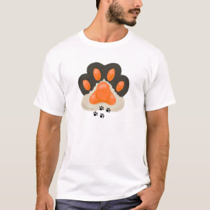 Ein herzliches Katzenpfoten-Design mit einer Mutte T-Shirt