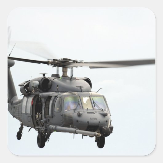 Ein HH-60 Pave Hawk Hubschrauber Quadratischer Aufkleber (Vorderseite)