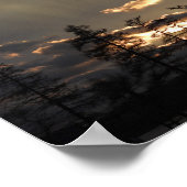Ein himmlischer Sonnenuntergang Poster (Ecke)