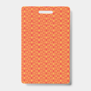 Ein Hintergrundmuster mit Orange und Pfirsich Ausweis