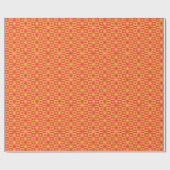 Ein Hintergrundmuster mit Orange und Pfirsich Geschenkpapier (Flach)