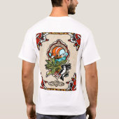 Ein Hinweis auf den traditionellen Blitz Tattoo St T-Shirt (Rückseite)