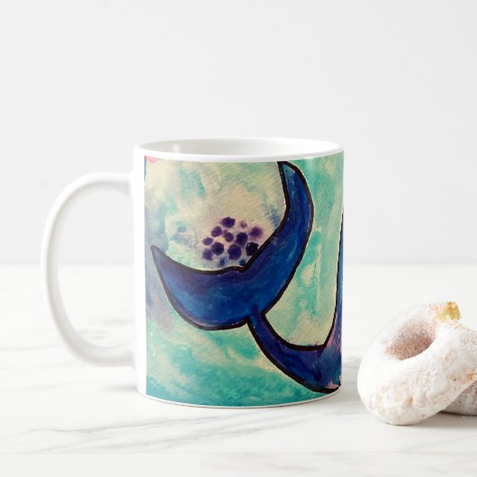 Ein Hinweis auf die Z-Tasse "Wishing Waters" Kaffeetasse (Mit Donut)