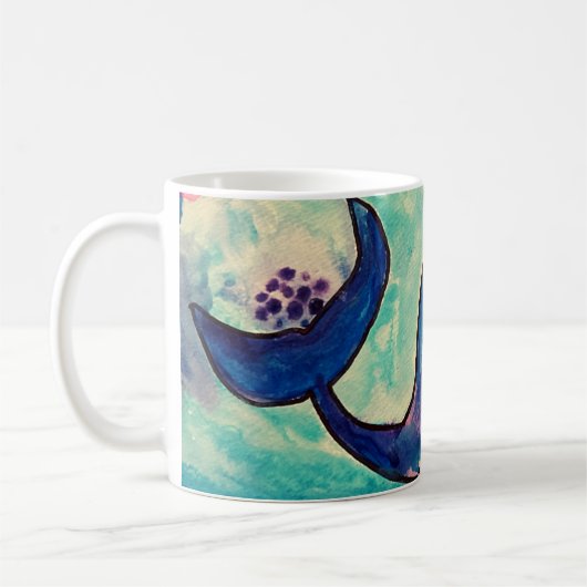 Ein Hinweis auf die Z-Tasse "Wishing Waters" Kaffeetasse (Links)