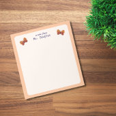 Ein Hinweis aus dem Butterfly-Editor des Lehrers Notizblock