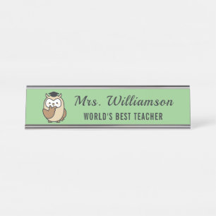 Ein Hinweis aus dem Lehrer-Lehrerkollektiv des Ind Schreibtischnamensplakette