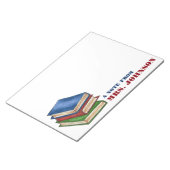 Ein Hinweis aus den Büchern der Personalisierten L Notizblock (angewinkelt)