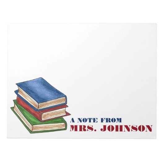 Ein Hinweis aus den Büchern der Personalisierten L Notizblock (Vorderseite)